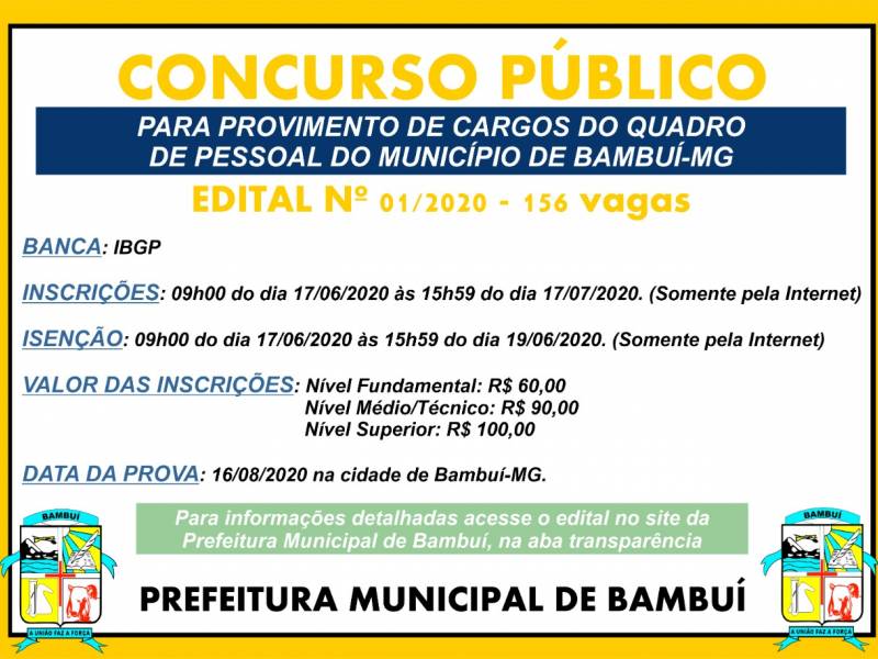 Prefeitura Publica Edital De Concurso Municipal Prefeitura Municipal